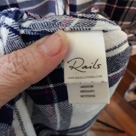 Rails plaid flannel shirt - Picture 6 of 14